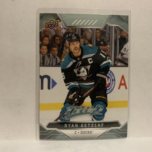 #167 Ryan Getzlaf Anaheim Ducks 2019-20 Upper Deck MVP Hockey Card KS