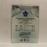 #27 Frederik Andersen Toronto Maple Leafs 2019-20 Upper Deck MVP Hockey Card KS