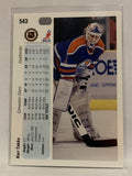 #543 Kari Takko Edmonton Oilers 1990-91 Upper Deck Hockey Card  NHL