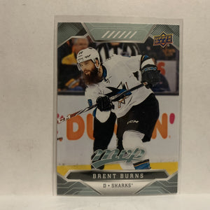 #7 Brent Burns San Jose Sharks 2019-20 Upper Deck MVP Hockey Card KS