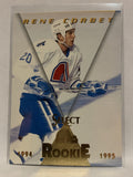 #197 Rene Corbet Rookie Quebec Nordiques 1994-95 Select Hockey Card  NHL