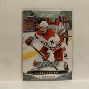 #33 Sebastian Aho Carolina Hurricanes 2019-20 Upper Deck MVP Hockey Card KS