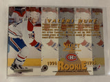 #187 Valeri Bure Rookie Montreal Canadiens 1994-95 Select Hockey Card  NHL