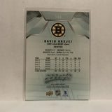 #188 David Krejci Boston Bruins 2019-20 Upper Deck MVP Hockey Card KT