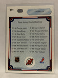 #311 Kirk Muller Checklist New Jersey Devils 1990-91 Upper Deck Hockey Card NHL