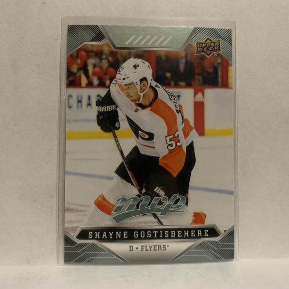 #142 Shayne Gostisbehere Philadelphia Flyers 2019-20 Upper Deck MVP Hockey Card KT