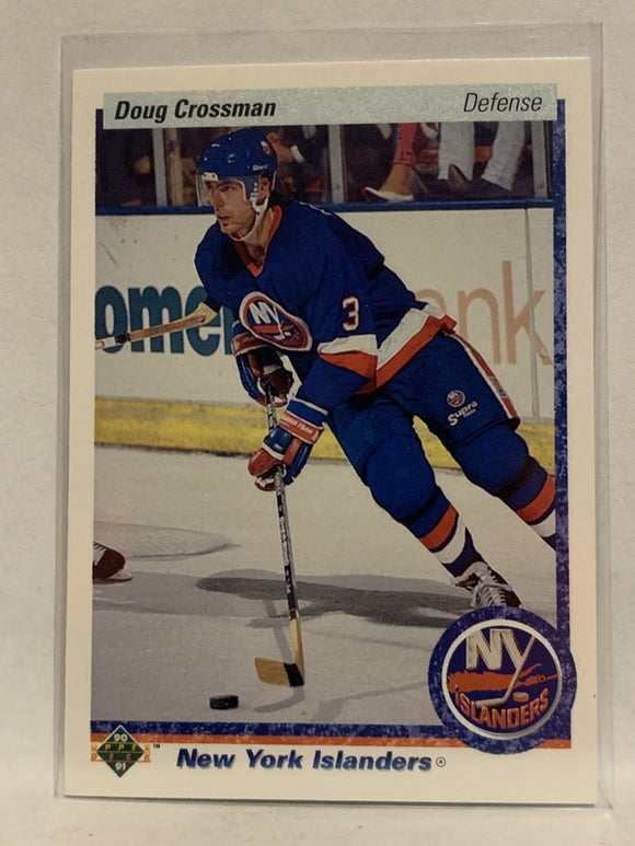 #7 Doug Crossman New York Islanders 1990-91 Upper Deck Hockey Card NHL