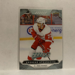 #168 Andreas Athanasiou Detroit Red Wings 2019-20 Upper Deck MVP Hockey Card KT