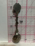 Christmas Wreath Little Drummer Boy Gazelle Silverplated Holidays Souvenir Spoon