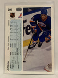 #386 Jeff Norton New York Islanders 1990-91 Upper Deck Hockey Card NHL