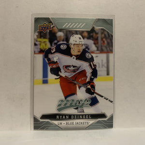 #145 Ryan Dzingel Columbus Blue Jackets 2019-20 Upper Deck MVP Hockey Card KT