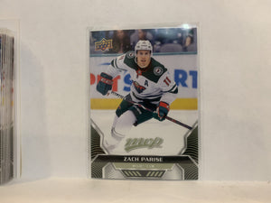 #143 Zach Parise Minnesota Wild 2020-21 Upper Deck MVP Hockey Card ME