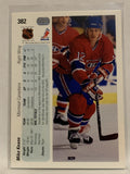 #382 Mike Keane Montreal Canadiens 1990-91 Upper Deck Hockey Card NHL