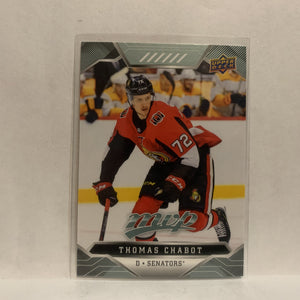 #76 Thomas Chabot Ottawa Senators 2019-20 Upper Deck MVP Hockey Card KU