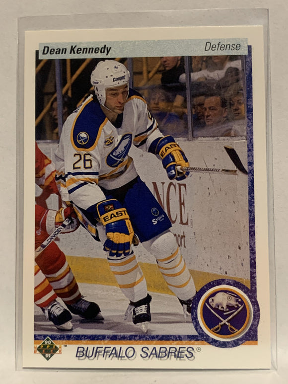 #380 Dean Kennedy Buffalo Sabres 1990-91 Upper Deck Hockey Card NHL