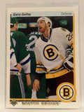 #379 Garry Galley Boston Bruins 1990-91 Upper Deck Hockey Card NHL