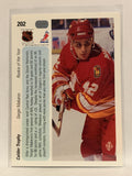 #202 Sergei Makarov Calder Trophy Calgary Flames 1990-91 Upper Deck Hockey Card NHL