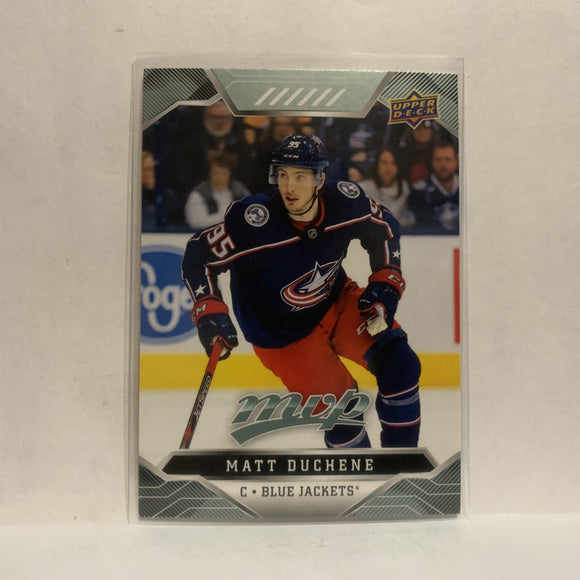 #50 Matt Duchene Columbus Blue Jackets 2019-20 Upper Deck MVP Hockey Card KU