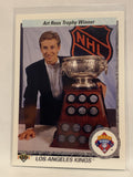 #205 Wayne Gretzky Art Ross Trophy Los Angeles Kings 1990-91 Upper Deck Hockey Card NHL