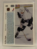 #205 Wayne Gretzky Art Ross Trophy Los Angeles Kings 1990-91 Upper Deck Hockey Card NHL