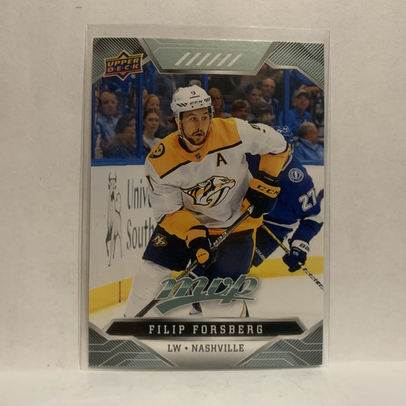 #36 Filip Forsberg Nashville Predators 2019-20 Upper Deck MVP Hockey Card KU