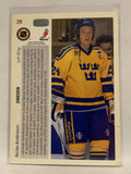 #29 Niclas Anderson Sweden 1990-91 Upper Deck Hockey Card