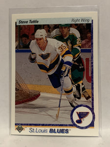 #195 Steve Turtle St Louis Blues 1990-91 Upper Deck Hockey Card NHL