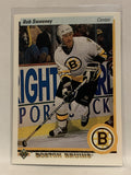 #198 Bob Sweeney Boston Bruins 1990-91 Upper Deck Hockey Card NHL