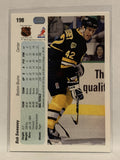 #198 Bob Sweeney Boston Bruins 1990-91 Upper Deck Hockey Card NHL