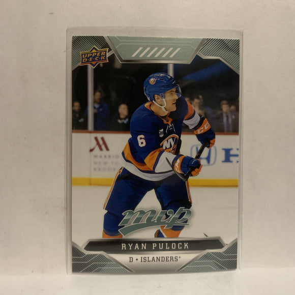 #158 Ryan Pulock New York Islanders 2019-20 Upper Deck MVP Hockey Card KU