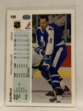 #199 Brad Marsh Toronto Maple Leafs 1990-91 Upper Deck Hockey Card NHL