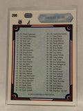 #200 Checklist 101-200 1990-91 Upper Deck Hockey Card NHL