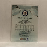 #11 Blake Wheeler Winnipeg Jets 2019-20 Upper Deck MVP Hockey Card KU