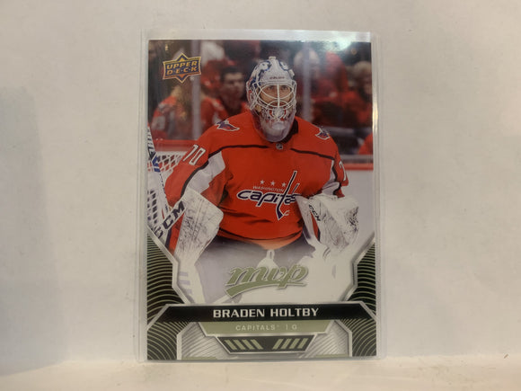 #144 Braden Holtby Washington Capitals 2020-21 Upper Deck MVP Hockey Card MF