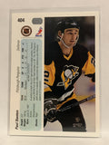 #404 Paul Stanton Pittsburgh Penguins 1990-91 Upper Deck Hockey Card NHL