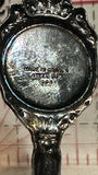 Easter 1985 Bunny Face Drawing Steel Silverplate Holiday Souvenir Spoon