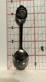 Easter 1985 Bunny Face Drawing Steel Silverplate Holiday Souvenir Spoon