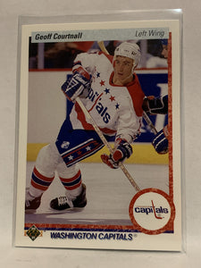 #238 Geoff Courtnall Washington Capitals 1990-91 Upper Deck Hockey Card NHL