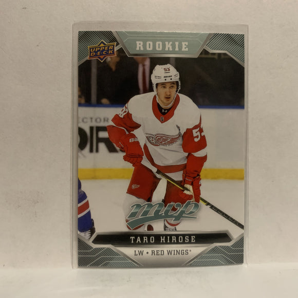 #228 Taro Hirose Rookie Detroit Red Wings 2019-20 Upper Deck MVP Hockey Card KV