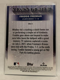 #SMLB-3 Freddie Freeman Stars of MLB Atlanta Braves 2022 Topps Series One Baseball Card MLB