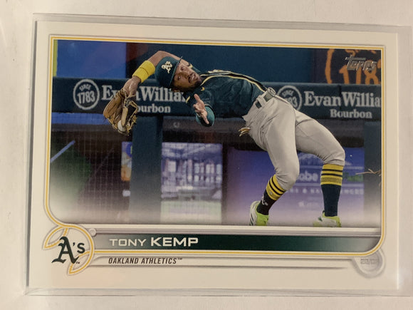 #114 Tony Kemp Oakland Athletics 2022 Topps Series One Baseball Card MLB