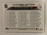 #125 Slam Diego Returns San Diego Padres 2022 Topps Series One Baseball Card MLB