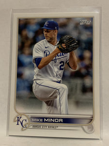 #155 Mike Minor Kansas City Royals 2022 Topps Series One Baseball Card MLB