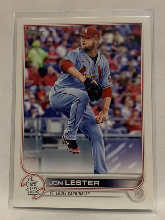 #213 Jon Lester St Louis Cardinals 2022 Topps Series One Baseball Card MLB