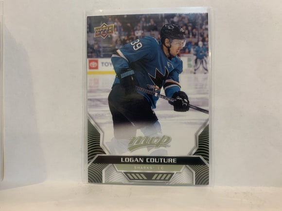 #140 Logan Couture San Jose Sharks 2020-21 Upper Deck MVP Hockey Card MG