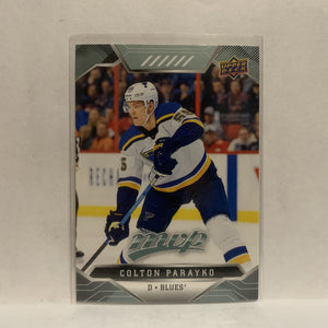 #193 Colton Parayko St Louis Blues 2019-20 Upper Deck MVP Hockey Card KW