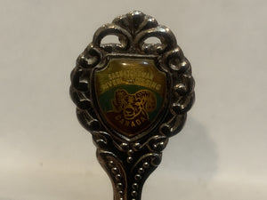 Jasper Park Saskatchewan River Crossing Canada Collectable Souvenir Spoon NX