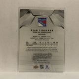 #242 Ryan Lindgren Rookie Silver Scripts New York Rangers 2019-20 Upper Deck MVP Hockey Card KW