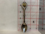 Jasper Park Saskatchewan River Crossing Canada Collectable Souvenir Spoon NX