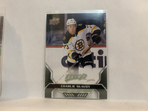 #30 Charlie Meavog Boston Bruins  2020-21 Upper Deck MVP Hockey Card MG